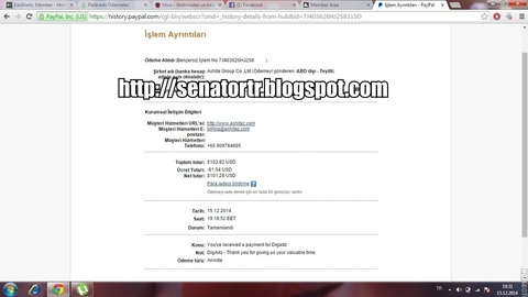 En Saglam PTC Sitesileri »» Ödeme Kanitli