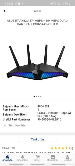 ASUS RT-AX82U  Wi-Fi 6  Oyuncu Router İnceleme