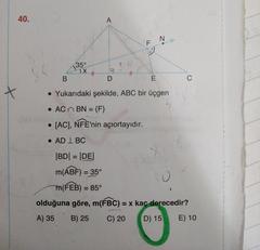 İki geometri iki matematik sorusu