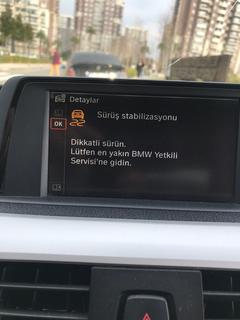 BMW F30 Lastik hasarı sensör