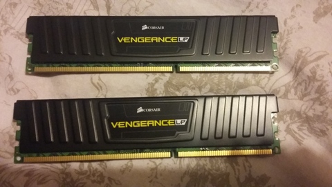 Corsair 8gb(2x4gb) DDR3 Vengeance LP