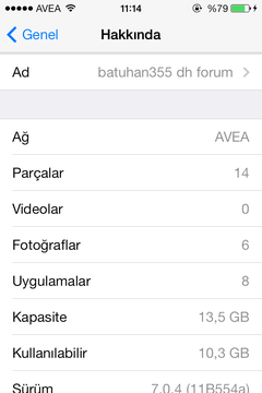  IP4 Shsh Kaydı Olmadan iOS 7 den iOS 6 ya Dönme %100 garanti ama TETHERED
