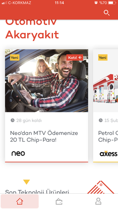 Neo ile MTV Ödemelerine 20 TL Chippara