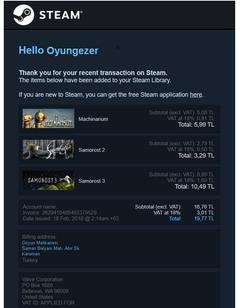 Steam’e KDV geldi!