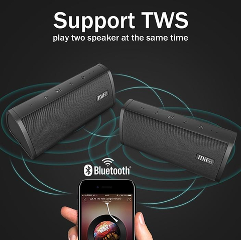 ( SATILDI ) MIFA A10 Bluetooth Hoparlör Kapalı Kutu ( Sıfır ) - Siyah