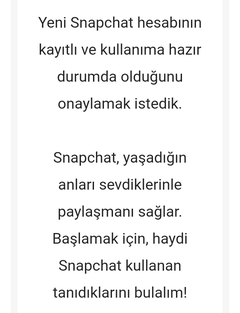 Snapchat hesap silme