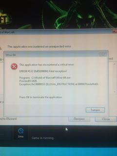  wow fatal error