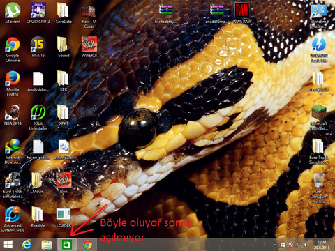 Windows 8 de örneğin mağazayı açıyorum simge durumuna küçültüyor yardım?