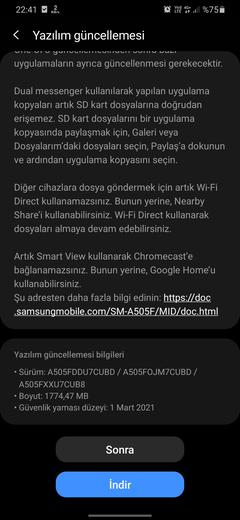 Samsung Galaxy A50 Ana Konu | 🌟 Android 11 - One UI 3.1 Geldi 🌟