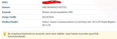  Hepsiburada'dan satın aldığım cihaz kayıt dışı (IMEI)