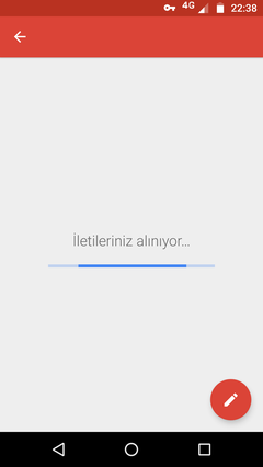 Gmail senkronize olmuyor 