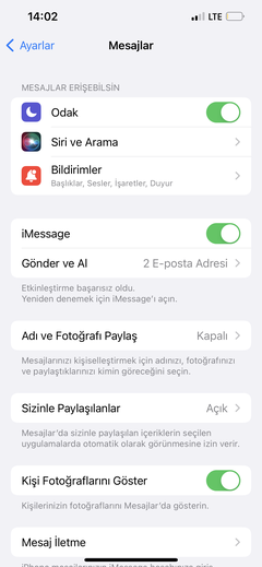 iMessage - FaceTime Etkinleştirme Bekleniyor Hatası