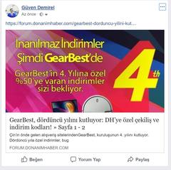 [Kazananlar belli oldu] GearBest, dördüncü yılını kutluyor: DH’ye özel çekiliş ve indirim kodları!