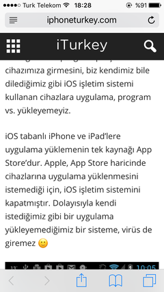 Iphone a virüs girer mi