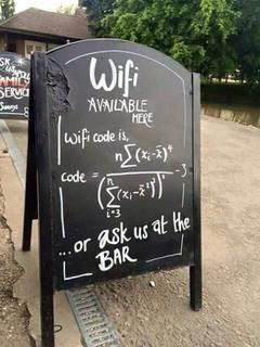  Var mı aramızda bu wifi kodunu çözecek olan :)