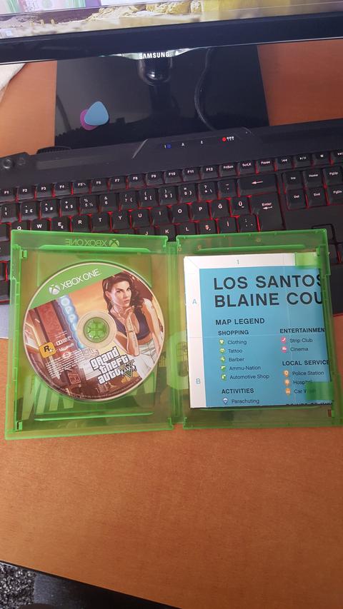 Xbox One Grand Theft Auto 5 Çok Temiz!!! 130TL Istanbul