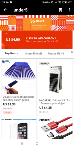 Aliexpress 4/5  seni özledik kuponu