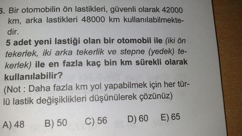 Bu soruyu çözen ygsde problem kaçırmaz