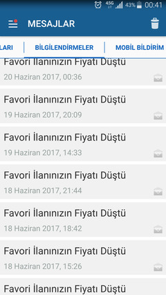 Araç fiyatlarinda düşüşmü var 