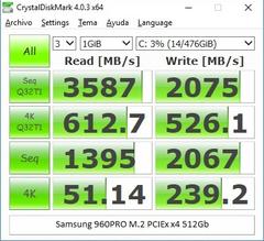 asus crosshair hero ıv-960 pro 512 gb düşük 4k ve IOPS  değeri. (Çözüldü)