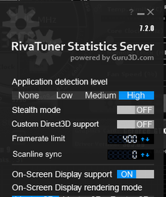 RTSS Scanline Sync/RTSS maximum FPS yükseltme/Düşük Geçikmeli V-Sync ON/Nvidia Ölçekleme Geçikmesi