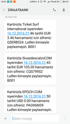  Ziraat Bank Kartımdan Haberim Olmadan İnternet Alışverişi Yapıldı ! [SS'li]