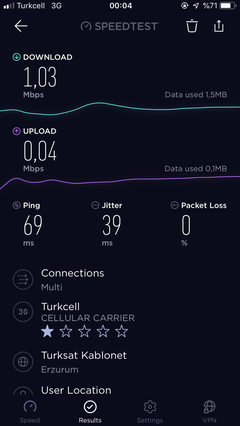 TÜM OPERATÖRLER 4,5G HIZ TESTİ [ANA KONU] 5G YE DOĞRU ADIM ADIM