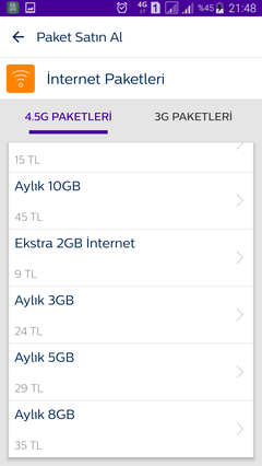 TT Faturasızdan Faturalıya 1000DK/1000SMS/15GB  39TL