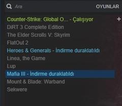 Satılık Steam Hesabı CSGO(LEM) + MAFİA3 +...