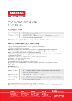 2017 WORK&TRAVEL