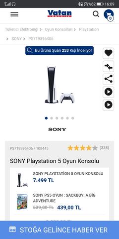 PlayStation 5 STOK TAKİP VE BİLDİRİM