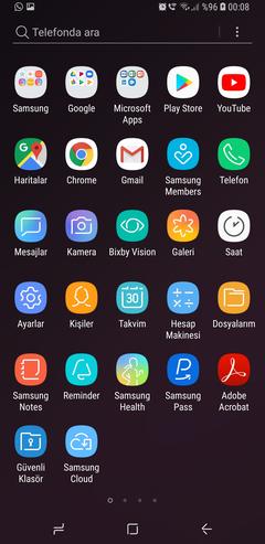 Samsung Galaxy Ana Ekran ve Uygulamalarımızı Paylaşalım