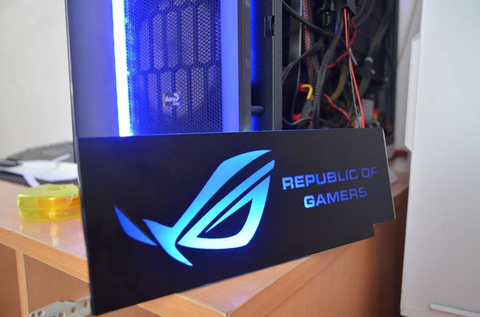 Ekran Kartı Backplate (RGB Ledli) Özel Yapım