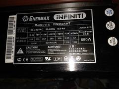  Enermax Infiti 650W (80+) -150 TL; High Power 1000W (80+) -200 TL