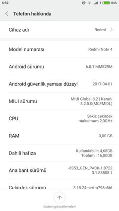 ★ Xiaomi Redmi Note 4X & Redmi Note 4 Global ★Qualcomm Versiyon★ Ana Konu & Kullanıcı Kulübü