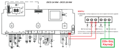  İn-therm MRL-300 TM Dijital Kablolu Oda Termostatı Eca confeo plus bağlantısı