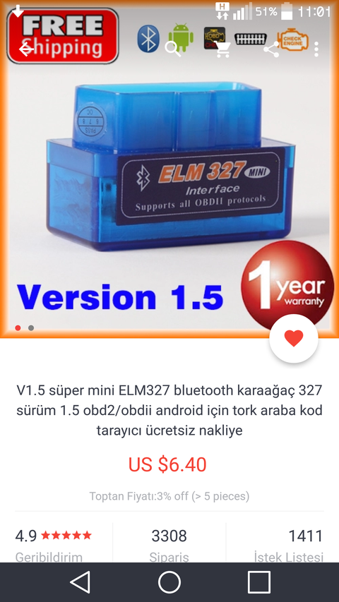 Elm327 obd Okuyucu/Araç veri paylaşımı/Sorular-Sorunlar/Aracınızın doktoru olun!