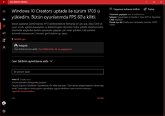 Windows 10 update sonrası 60 FPS sabit kaldı yardım lütfen
