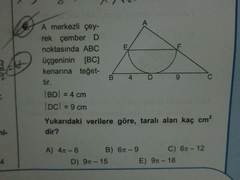  Geometri sorularım (3 tane)