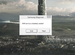 Samsung magician ''wmı'' sorunu(840 evo)