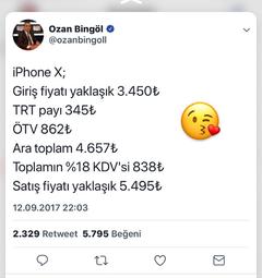 iPhone 8 ve iPhone X TR fiyatları belli oldu