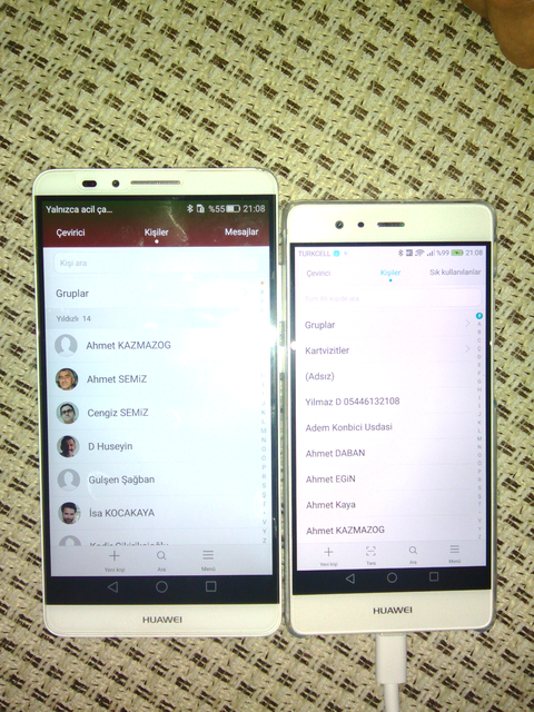 Huwaei P9 Rehber Hatası ?