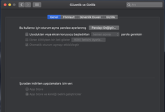 macbook açılırken bana şifre sormasını  istemiyorum