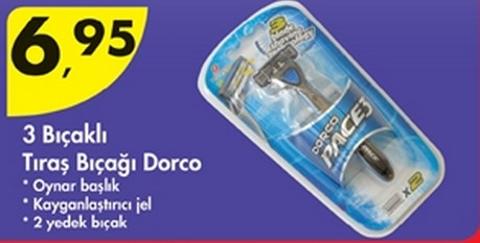 Dorco Pace 3 Traş Bıçağı (8,45) ve 4 Adet Yedek (7,80)