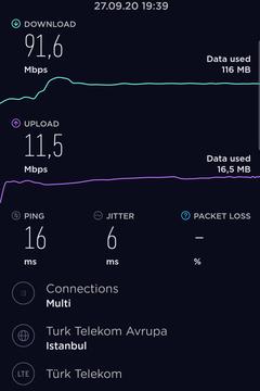 TÜM OPERATÖRLER 4,5G HIZ TESTİ [ANA KONU] 5G YE DOĞRU ADIM ADIM