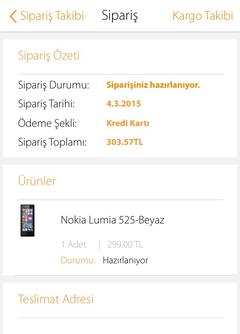  Nokia Lumia 525 (329 TL)