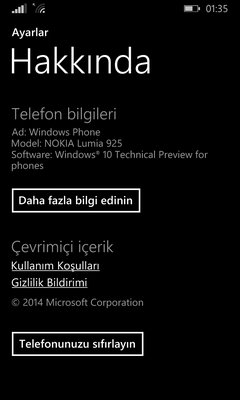  Windows 10 Mobile Güncelleme ve Bilgi Paylaşım Ana Konusu