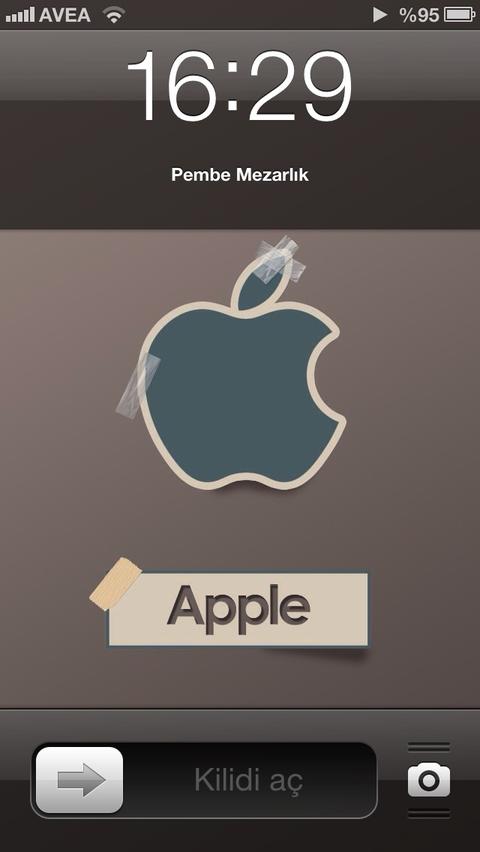 Şuan iPhoneunuzdaki Duvar Kağıdı