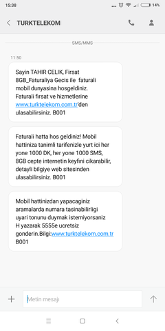 TT-faturalıya geçiş (1000dk/1000sms/8gb-->29 TL) 