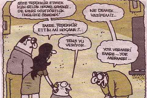 İsminizin yanına karikatür yazıp Google'da aratıyoruz ilk çıkanın SS'ni koyuyoruz